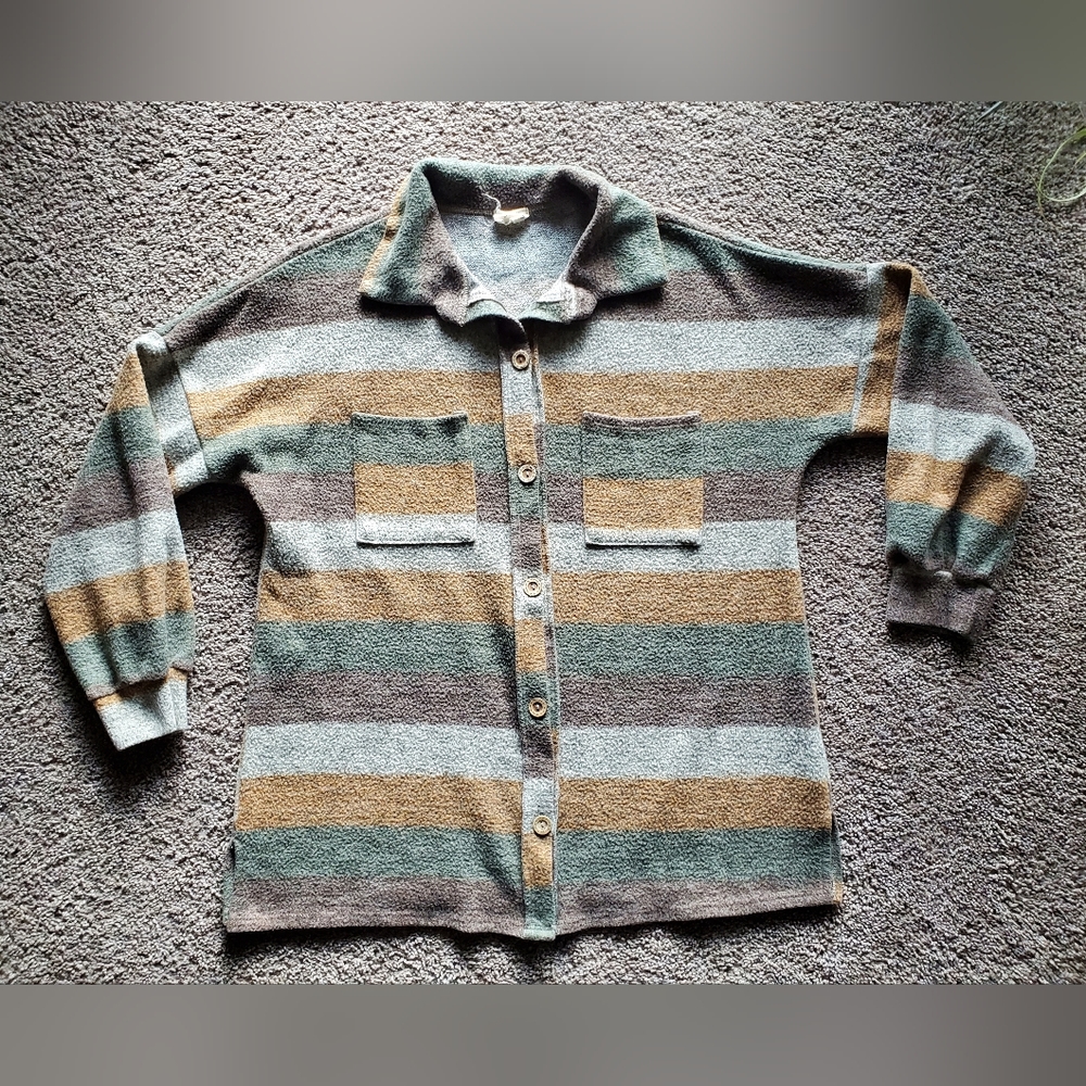 Lovely Melody Flannel Button Up, Large